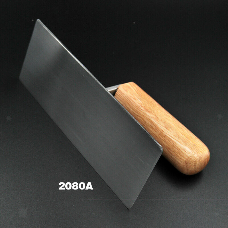 Stainless steel trowel with wooden handle