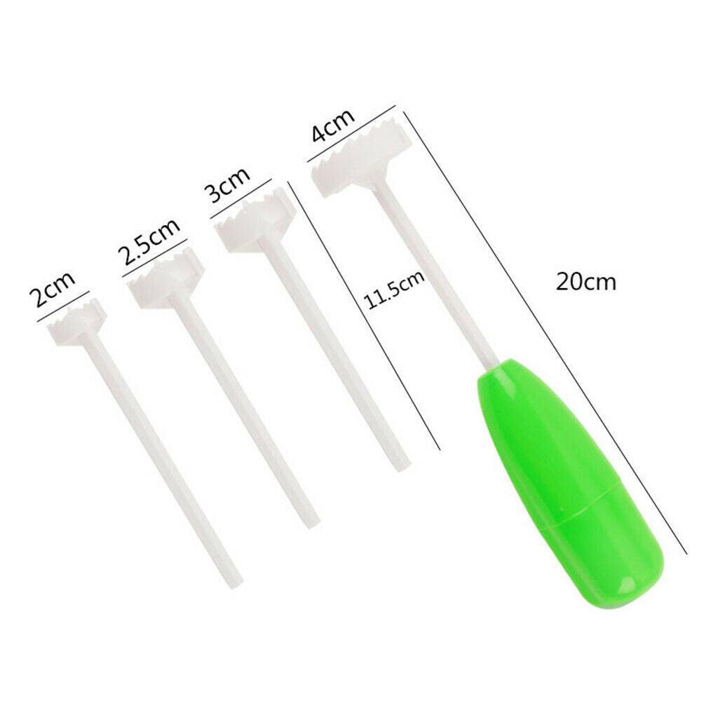 4Pcs Portable Fruit Vegetable Spiral Cutter Corer Spiral Digging Device