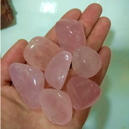 50g New Natural Pink Rose Quartz Crystal Stone Rock Chips Specimen Healing Decor