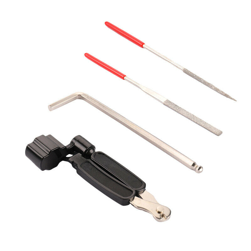 1set Guitar Tool Kit Repair Maintenance Tool String Action Ruler Measuring T^DD