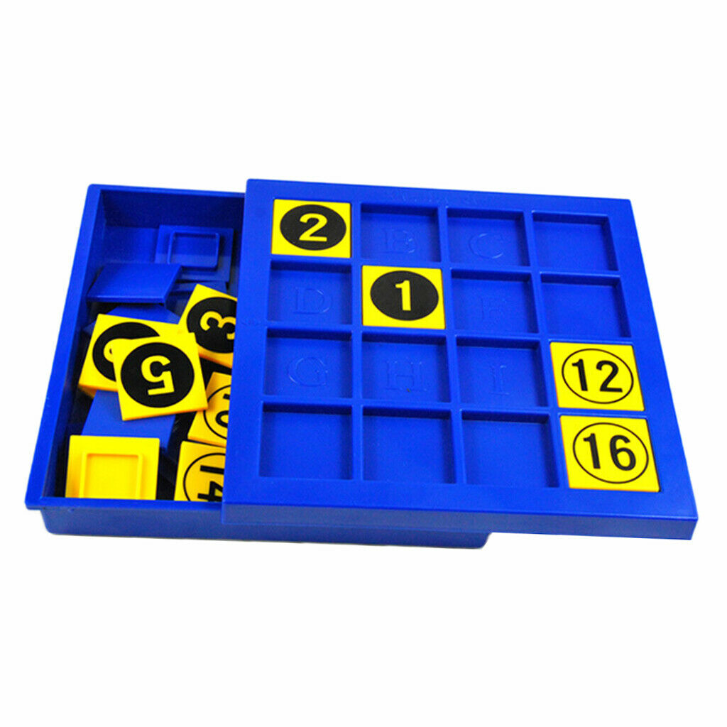 16 Pack Sudoku Board Game Digital Math Block Brain Teasers Kids Educational