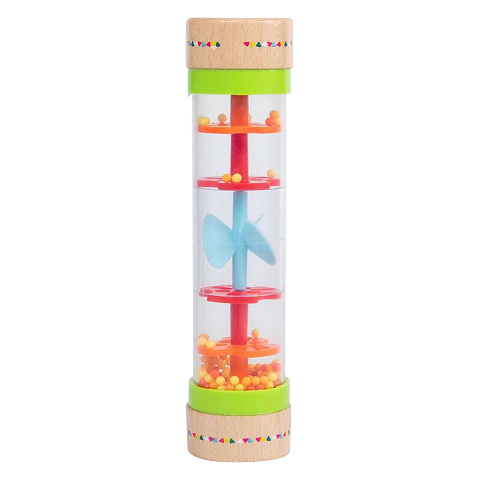 Toddlers Rainbow Rainstick Rainmaker Rain Shaker Sensory Musical Sound Rattles