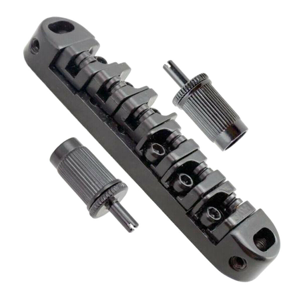 Electric Guitar   Bridge with 2 Roller Saddles for Les Paul Guitar