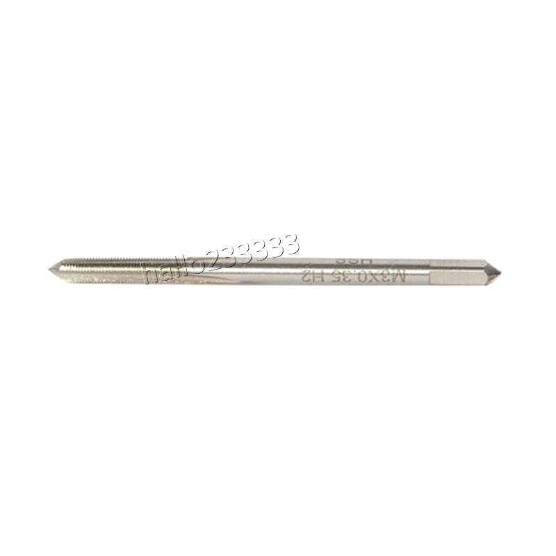 （2pcs）3mm x 0.35 Metric HSS Right hand Thread Tap M3 x 0.35 mm Pitch