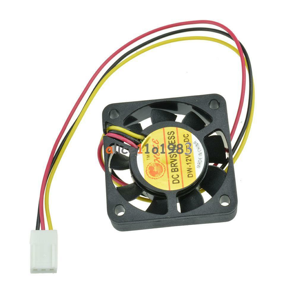 10Pcs 3 Pin 4cm Computer CPU Cooler Cooling Fan PC 4cm 40x40x10mm DC 12V