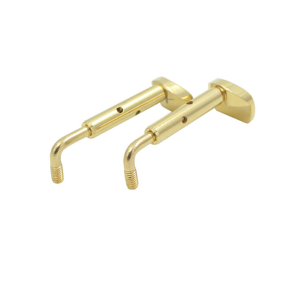 10 Pieces Violin Chin Rest Screws Replacement Parts Golden