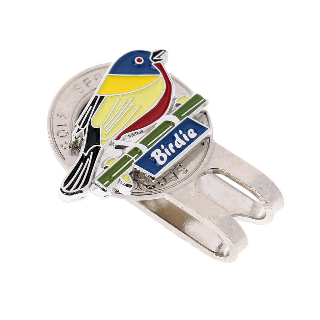 Cute Bird Design Magnetic Hat Clip Golf Ball Marker Clip Onto   Visor Gift