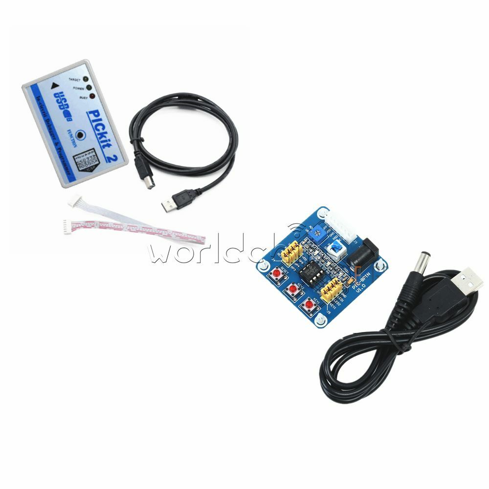Microchip PIC Emulator PICKit2 Debugger Programmer +PIC12F675 Development Board