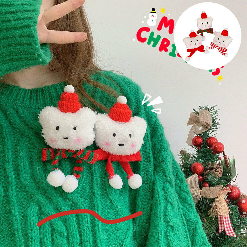 3 Pieces Lapel Pin Set Ornaments INS Breastpin Plush for Jackets Women Girls