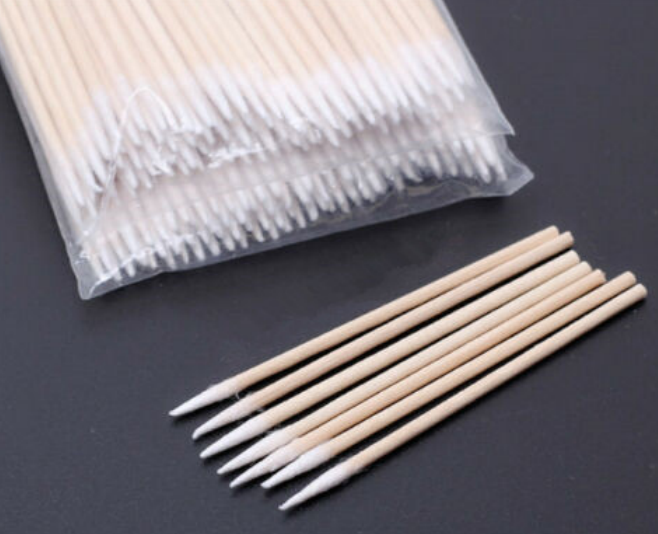 100pcs Microblading Tattoo Supply Cotton Swabs Pointed Q-Tip Makeup Applicator