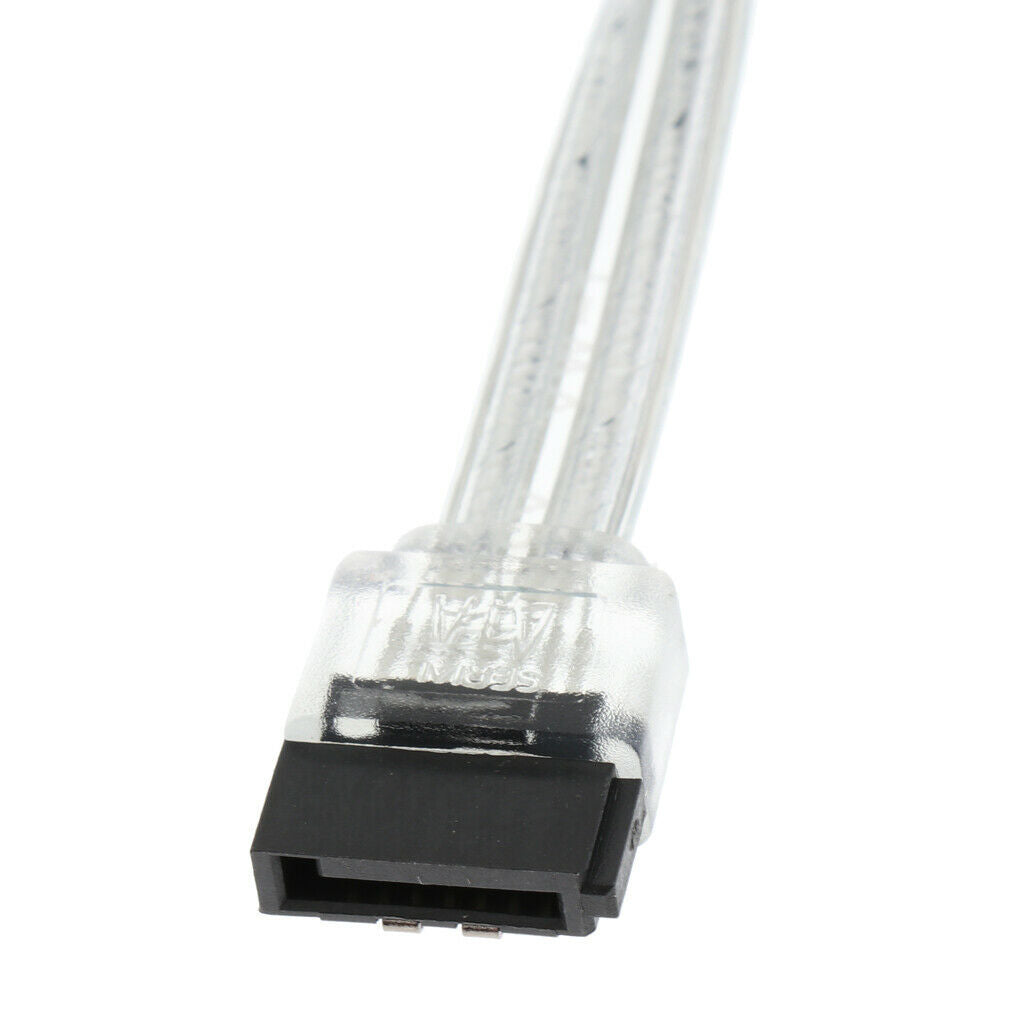 SATA3.0 Data Power Hard Dirve Cable 6.0Gbps 180 Degree With Locking Latches