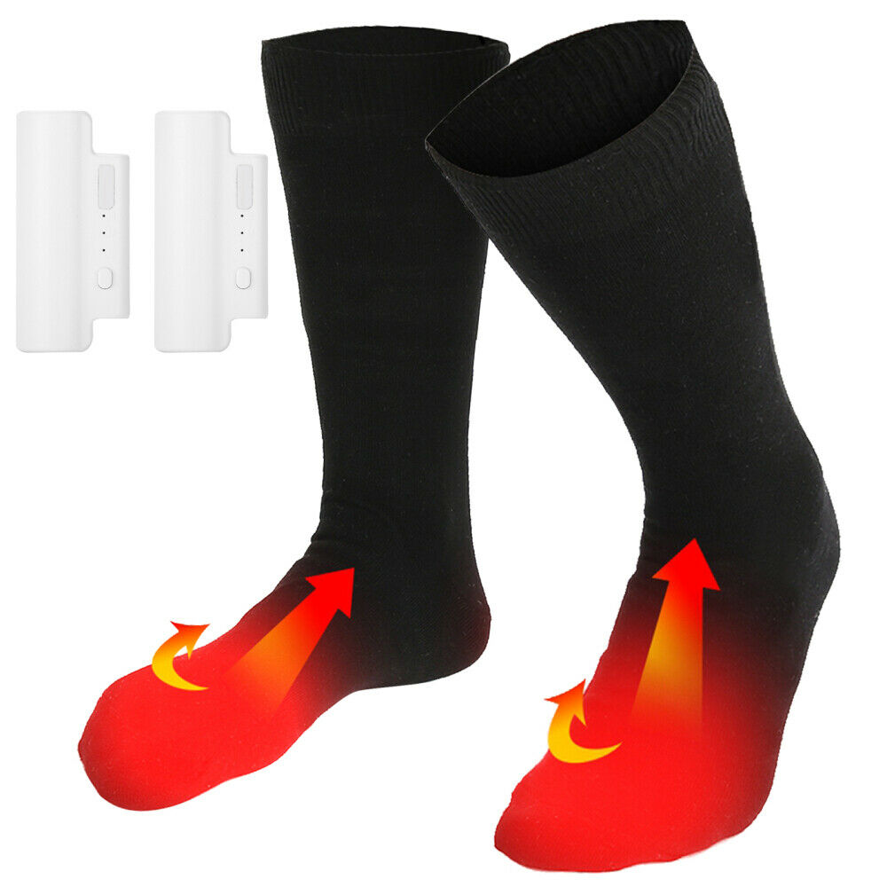 Elastic Heating Socks Rechargeable Battery Electric Heating Warm Sock Outdoor