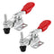 2Pcs GH-201A Horizontal Toggle Clamp Red Handle 27kg Heavy Duty Fix Clip