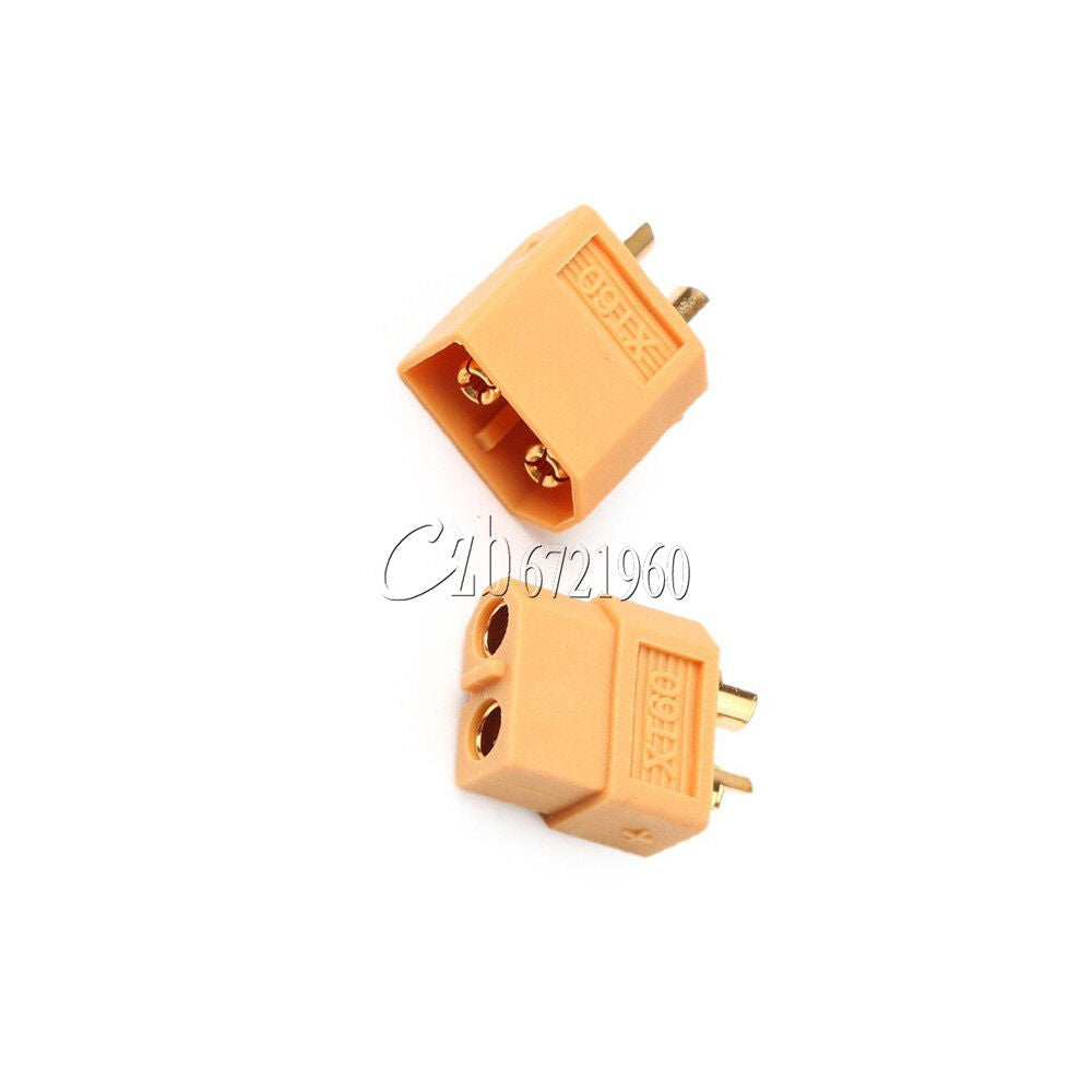 20PCS 10Pairs XT60 Male Female Connectors Plug for Lipo Battery ESC Motor Yellow