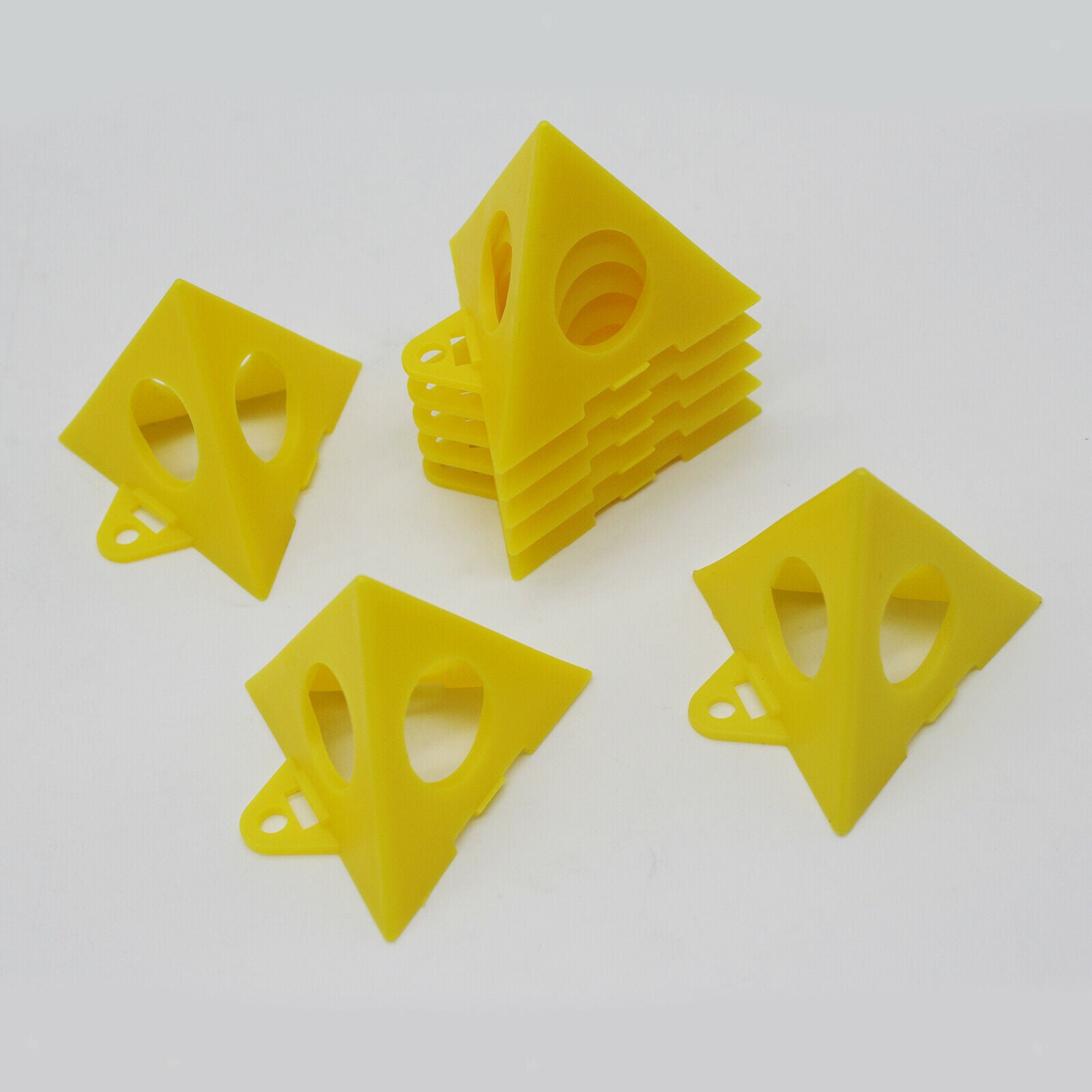 Cabinet Door Risers Acrylic Epoxy Pouring Crafts Cone Canvas Stands Yellow
