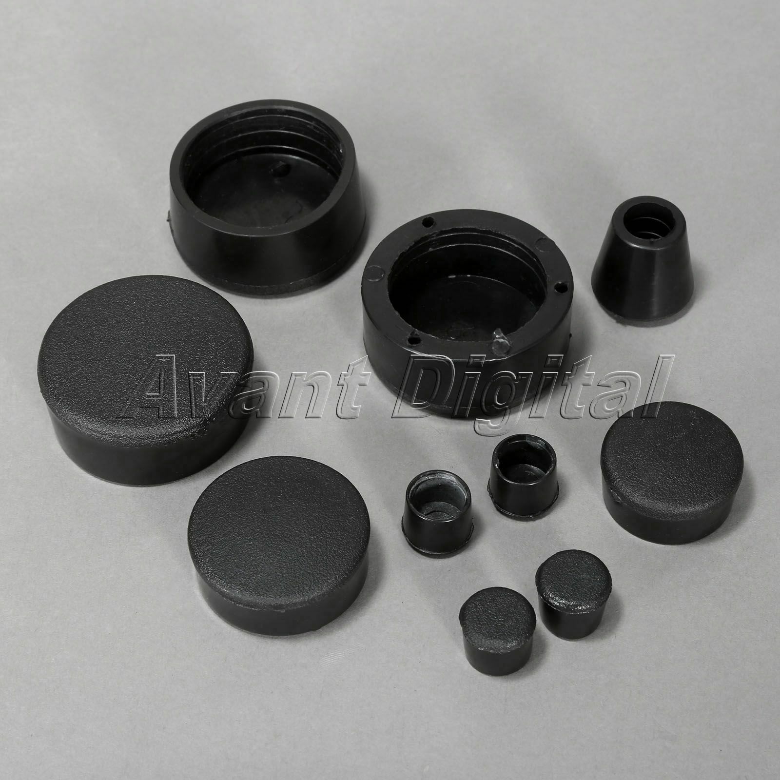 10x Motorcycle Rubber Frame Plugs Set Black for Suzuki GSXR600 GSXR750 2006 2007