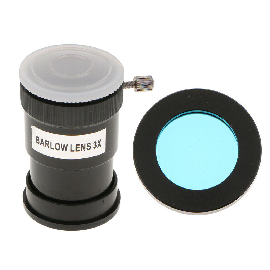3X Telescope Barlow Lens Eyepiece 1.25inch Universal Connect DSLR Camera via T