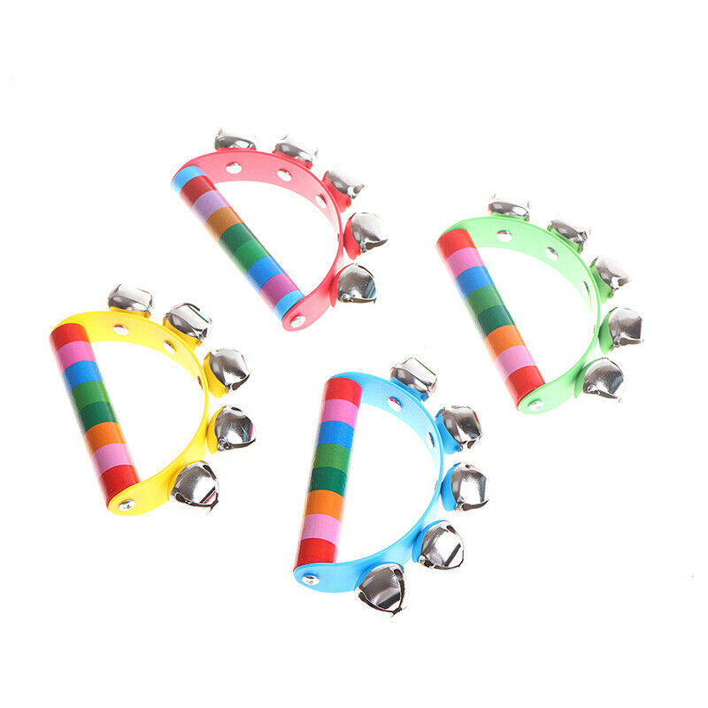 Baby Toys Jingle Shaking Bell Musical Instrument Hand Held Toddler Rattl.l8