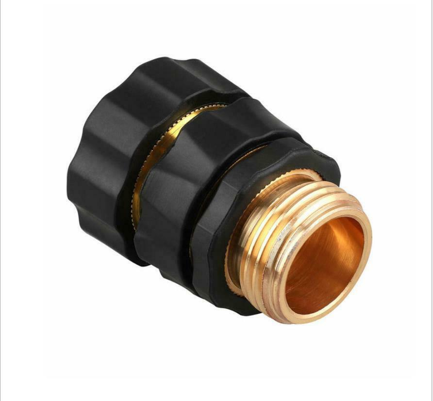 4 Pairs Of Universal Garden Hose Quick Connect Kit Brass Joint Adapter Connector