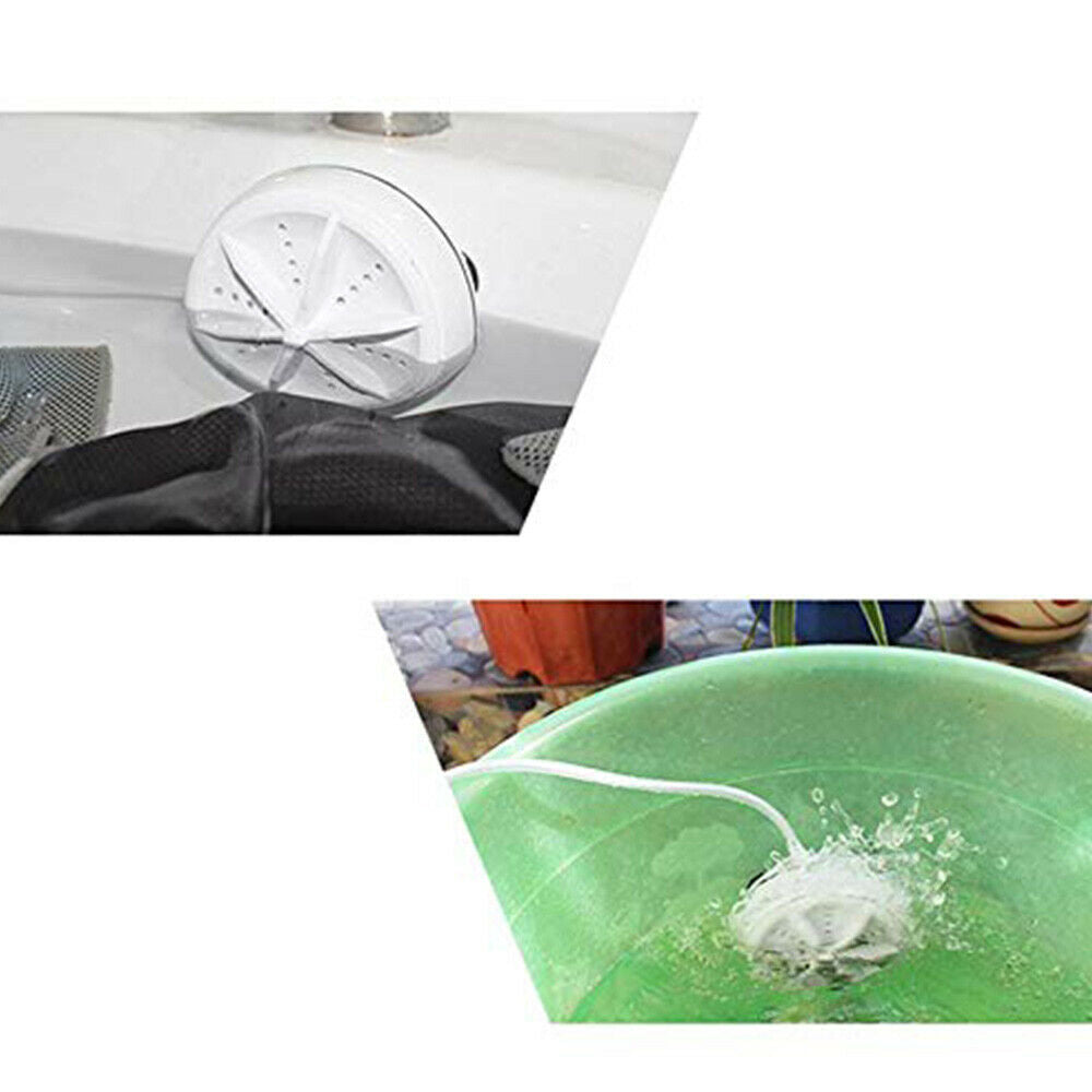 Mini Washing Machine 6W USB Powered Portable Compact Turbo Personal Rotating LIN