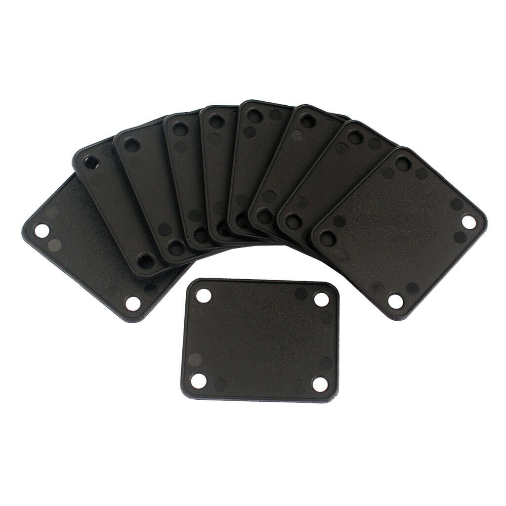 10 pieces 4 holes plastic neck plate seal for guitar bass accessories