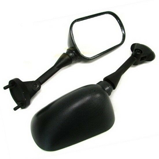 Carbon Rearview Sport Mirror For Kawasaki Ninja 05-08 636 ZX6 ZX6R 04-08 ZX10R