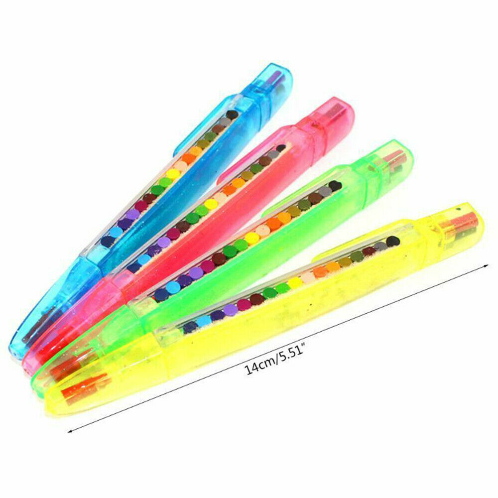20 Colors 2PC Funny Children Painting Toys Baby Wax Crayon Creative Educational