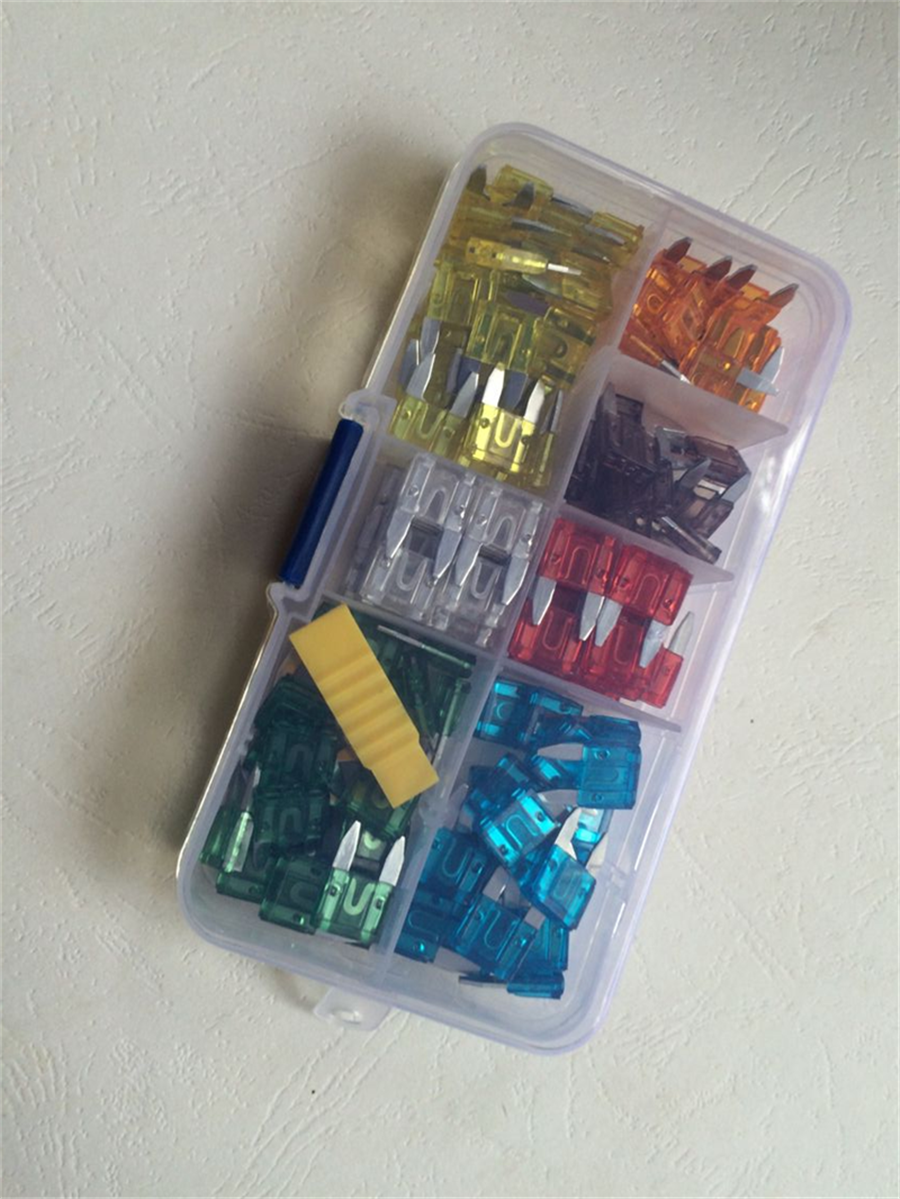120Pcs Car Truck Small Size Profile Blade Fuses Set (5/7.5/10/15/20/25/30 AMP)