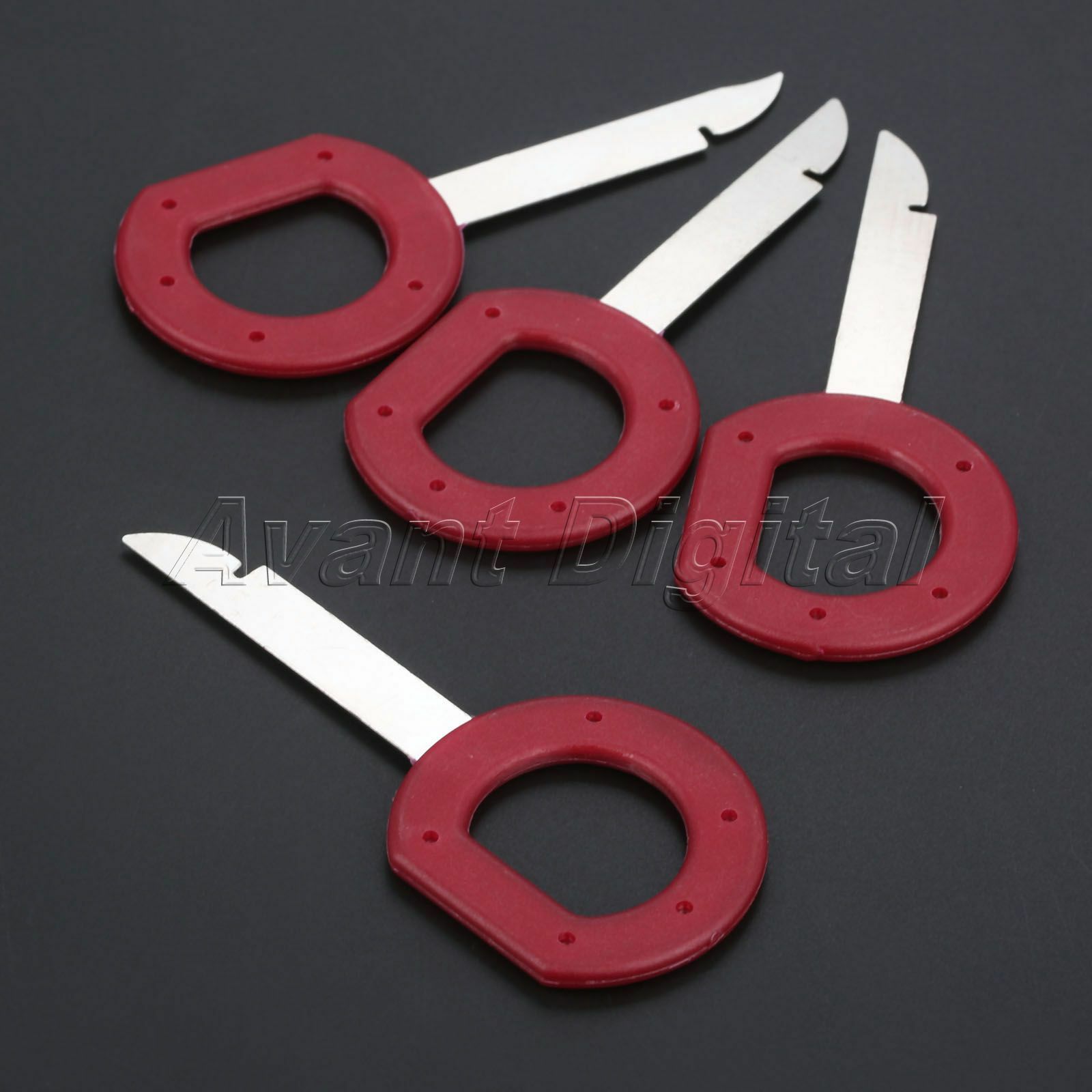 4Pcs Car Stereo Release Removal Keys Set Vehicle CD Radio Head Unit Tools