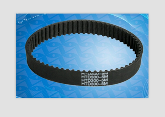 HTD5M-300 Black Rubber Timing Belt 60 Teeth 5mm Pitch 12mm Width