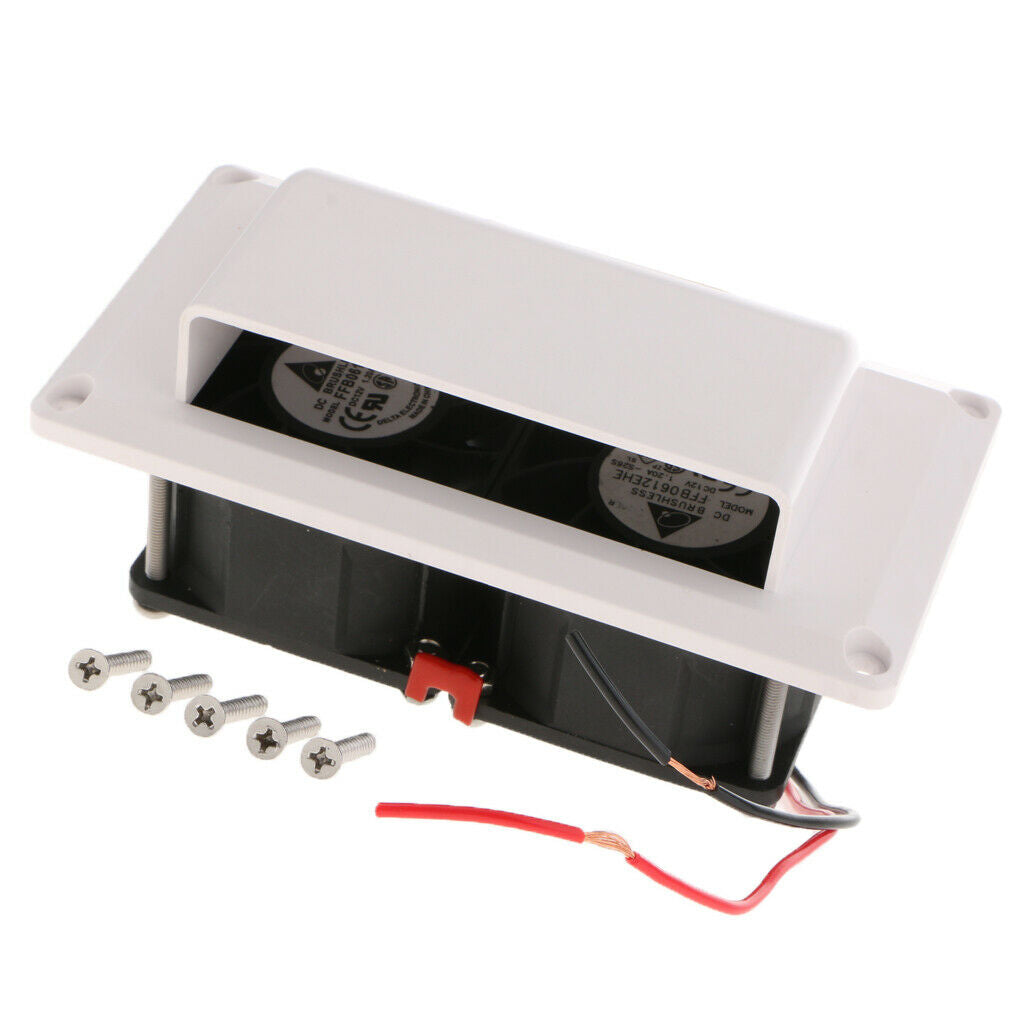 12 Volt Caravan Interior Side Air Vent Ventilation Exhaust Fan Boat Yacht