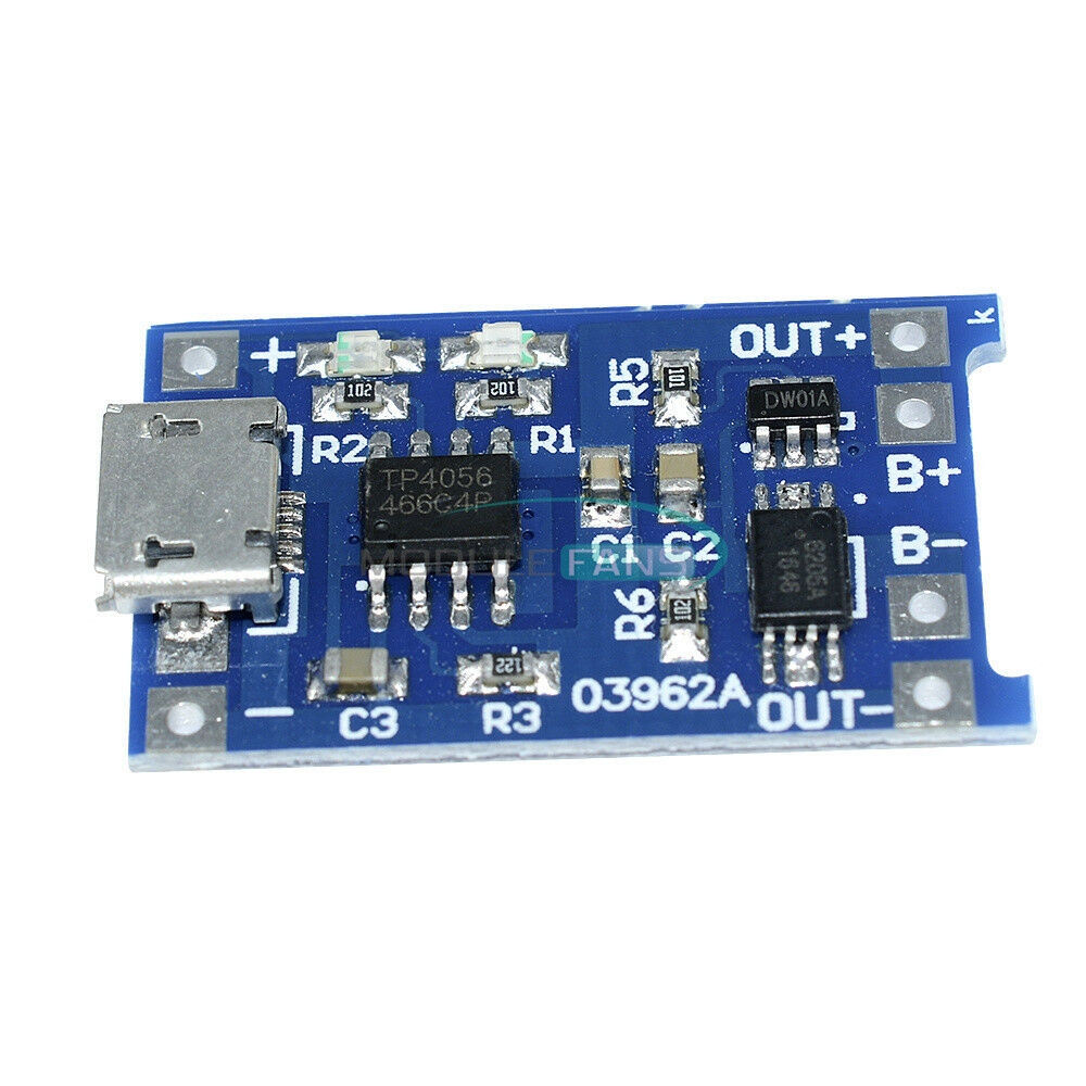 5PCS 5V 1A Micro USB 18650 Lithium Battery Charging Board Charger Module