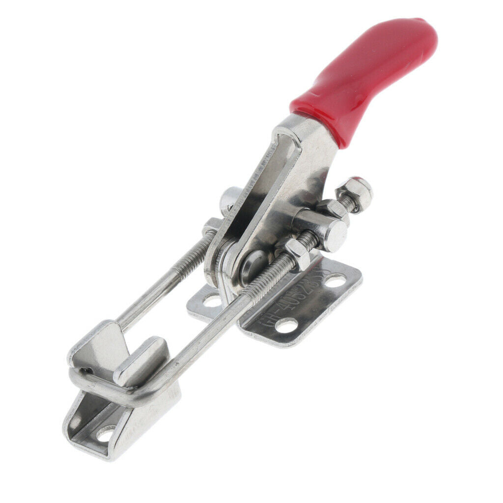 Stainless Adjustable Quick Release Latch Type Toggle Clamp Horizontal 170kg