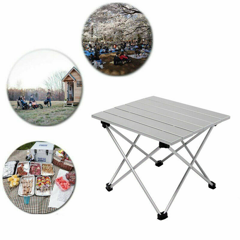 Aluminum Portable Camping Folding Table Outdoor Picnic Beach BBQ Garden Fishing