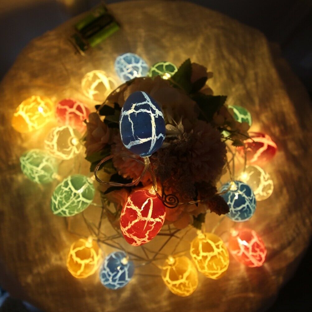Easter Eggs LED String Lights 3 Meters 20 LED String Lights for Party Decoration