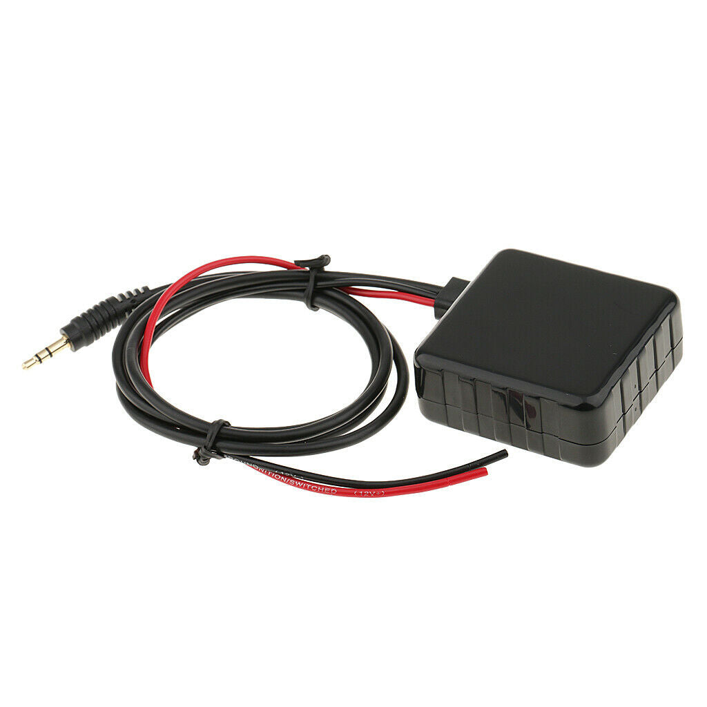 12V bluetooth transmitter receiver with 3.5mm audio cable adapter for car