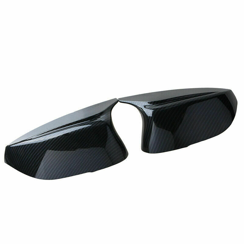 For Infiniti Q50 Q60 Q70 QX30 Q50S Carbon Fiber Mirror Cover Caps M3 Style 14-21