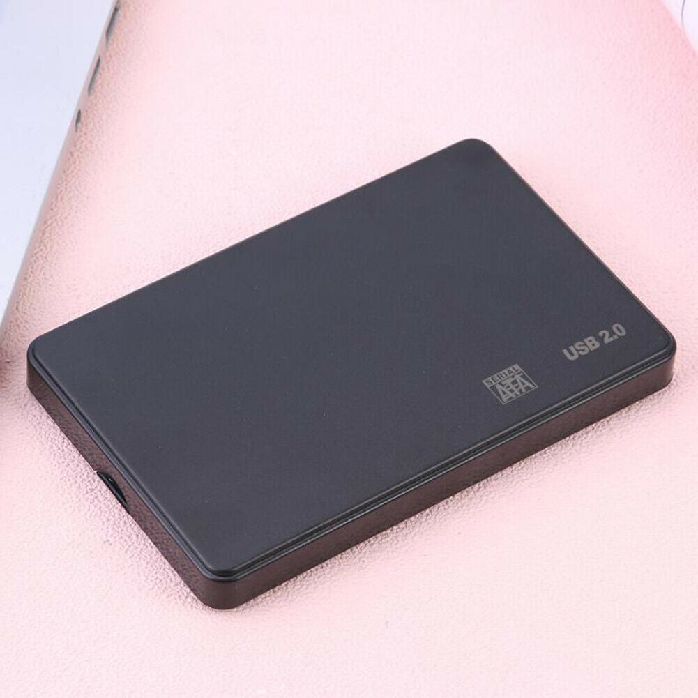 Portable USB 2.0 2.5'' SATA HDD SSD External Hard Disk Case for PC Laptop Exquis