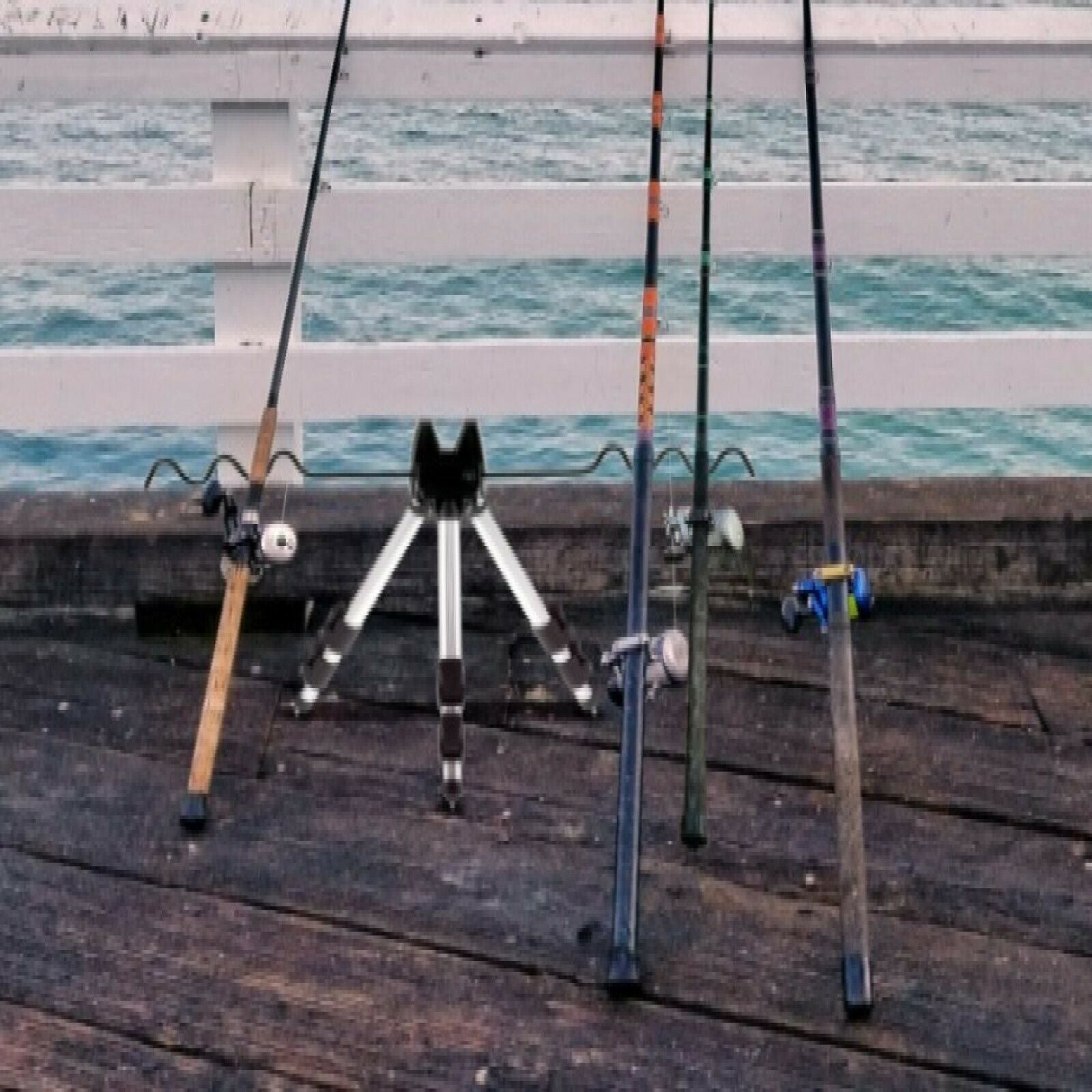 Aluminum Telescopic Beach Fishing Tripod Rod Rest Stand