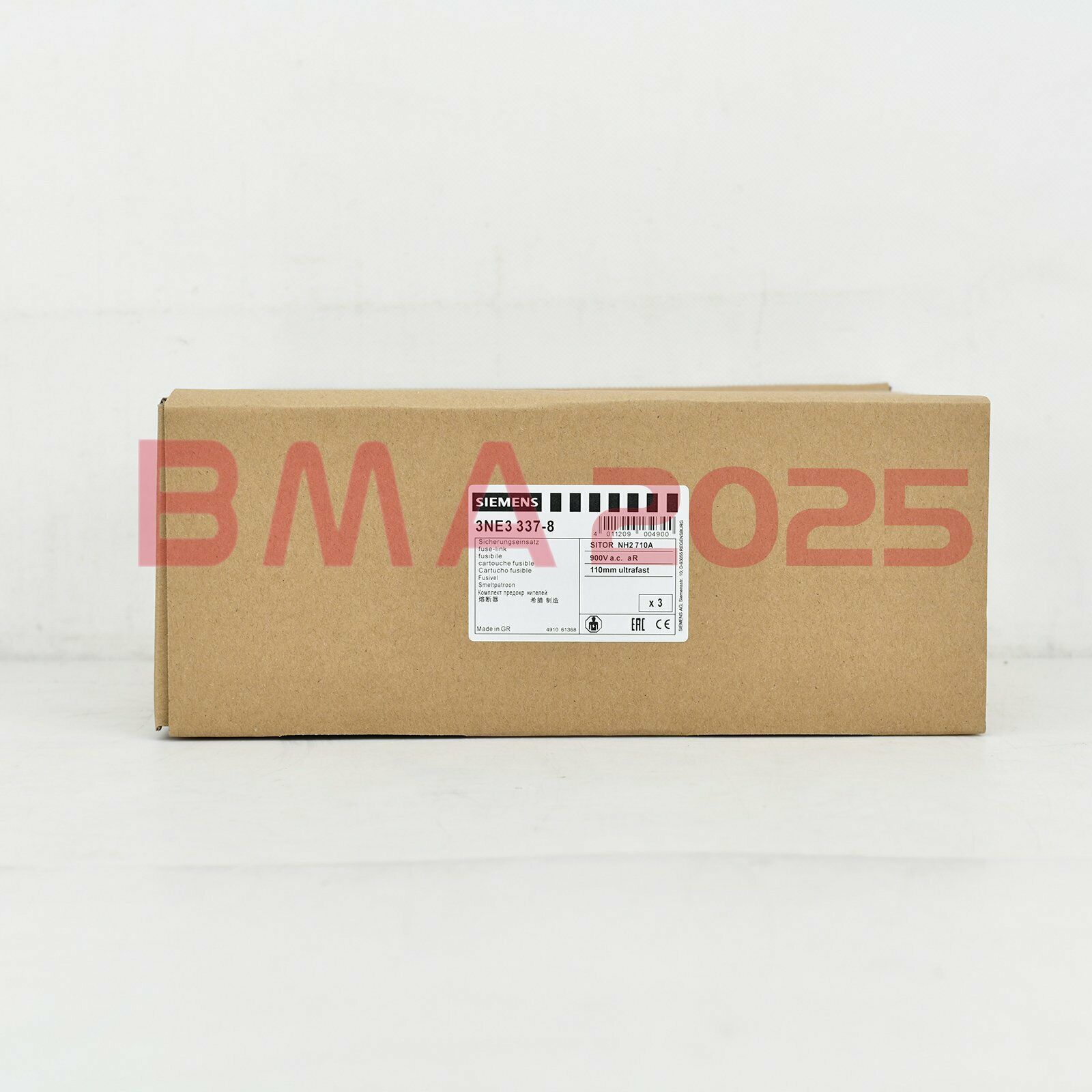 1PC New boxed 3 pieces/box of fuse 3NE3337-8 1year warranty DHL free Ship SM9T