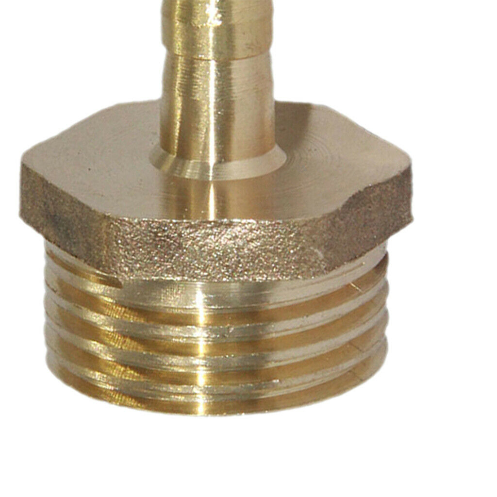 19mm 1/2" Brass Barbed Hose Tube Fuel Pipe Pagoda Fitting Coupler 07