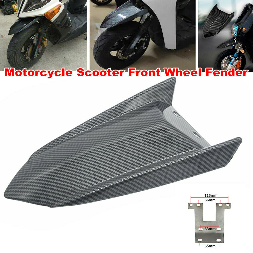 Motorcycle Scooter Refit Front Wheel Fender Short Baffle Cover Plate Mudguard