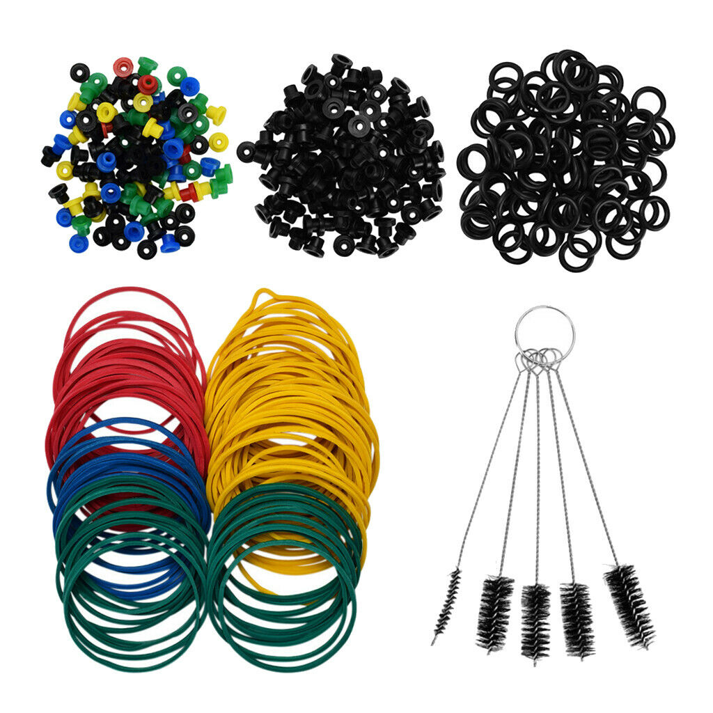 Tattoo Machine Parts,100pcs Tattoo Rubber Bands, 100 pcs Tattoo Grommets,100 pcs