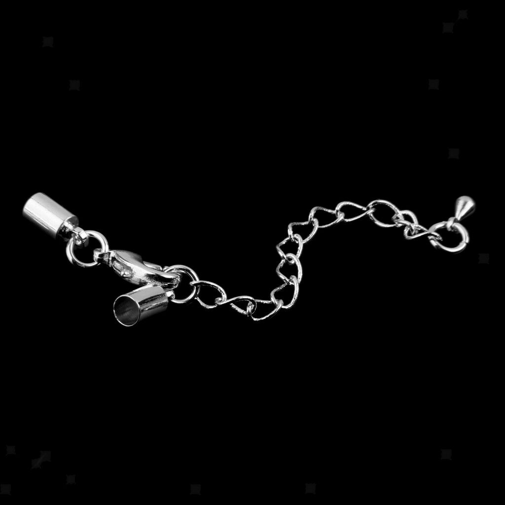 12pcs Clasp and Clip Ends Set Necklace DIY Accs Lobster Clasp Extender Chain