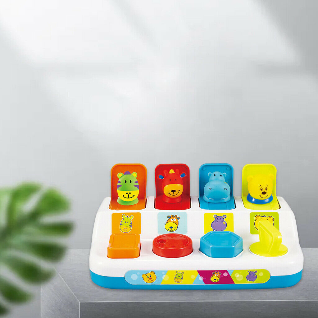 Cartoon Hide and Seek Game Baby Montessori Motor Skill Interactive Fun Toys