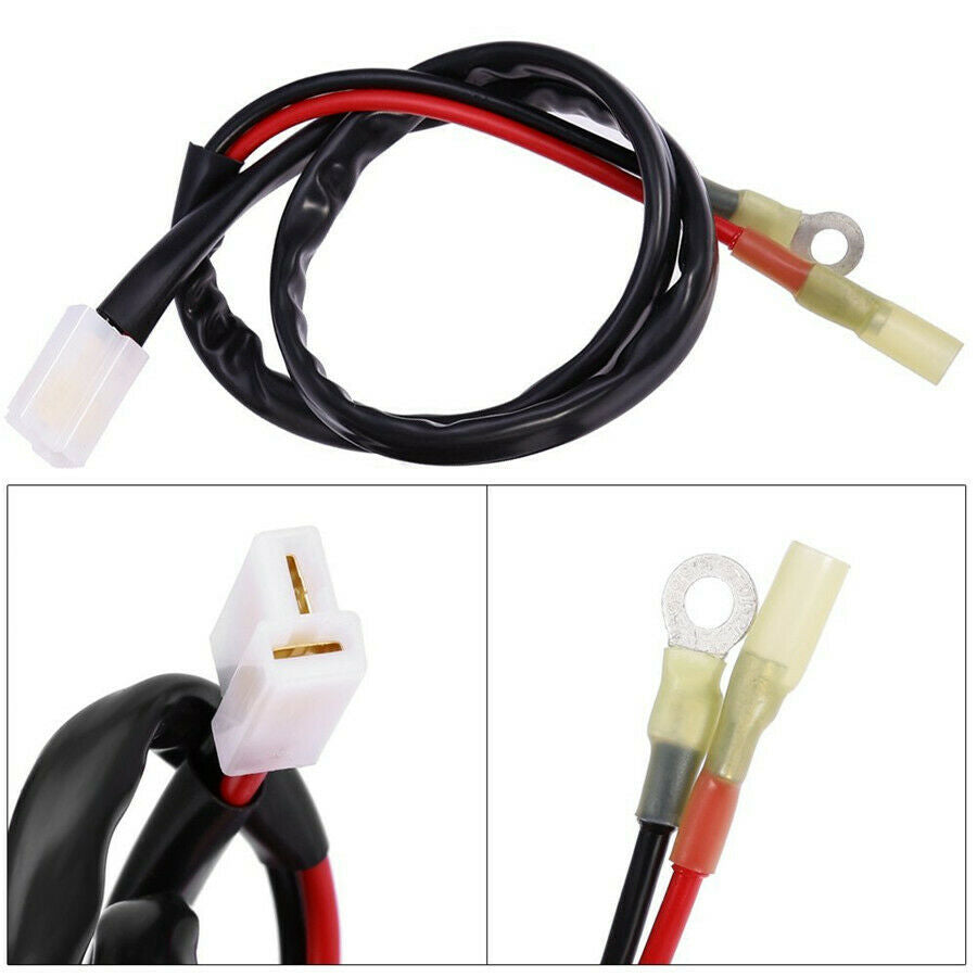 Dual Electric Cooling Fan Wiring Harness Thermostat Temp Switch Sensor Relay Kit