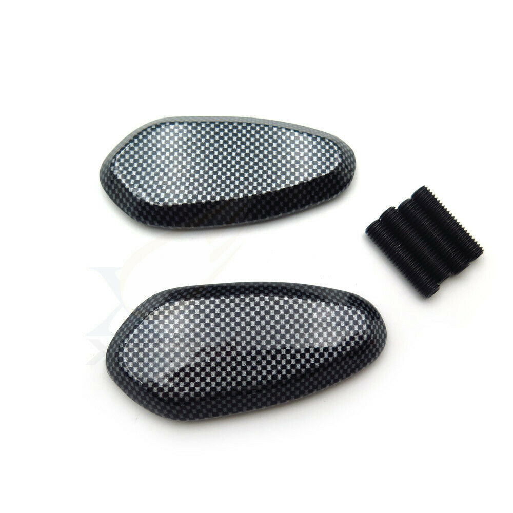 Mirror Block Off Base Plates Black For 2000-2008 01 02 Yamaha R1 Yzf-R1 Yzfr1