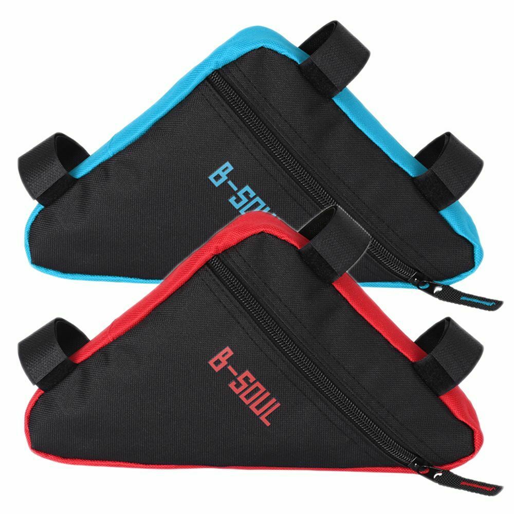Water Cages Bike Beam Pocket Triangle Bicycle Bag Bicycle Bags Front Package
