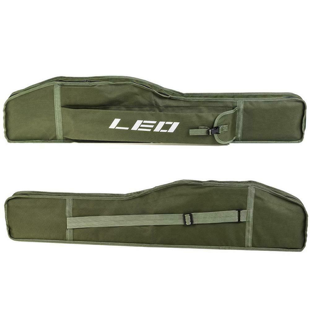 1pc 1.2m Foldable Portable Single Layer Big Belly Fishing Rod Storage Pack @