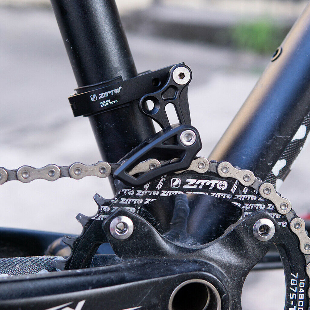 Adjustable Bike Guide Chain Protector Bash Guard Single Chainring for MTB